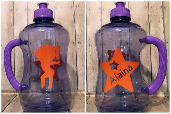 Gymnastics Star Water Bottle - Image 3
